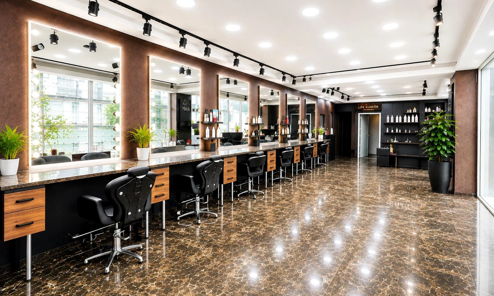 Mimar Sinan Caddesi / Orkide Sokak Şubesi salon görünümü